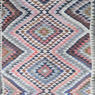 Persian Seneh, Vintage Kilim 9'x4' Retail $2800.5