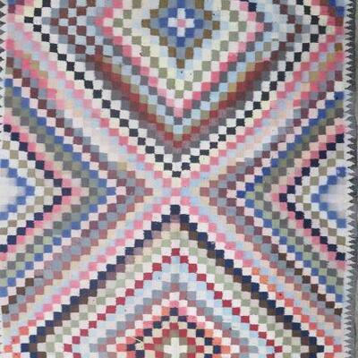 Persian Seneh, Vintage Kilim 10'x5' Retail $3889.5