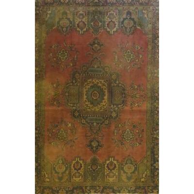 Persian tabriz Vintage Rug 7'1"x3'11" Retail $4875
