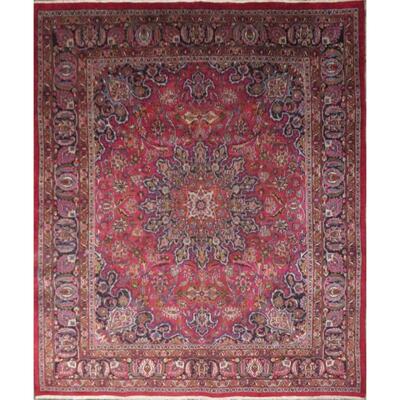 Persian mashhad Vintage Rug 12'4"x9'7" Retail $12240
