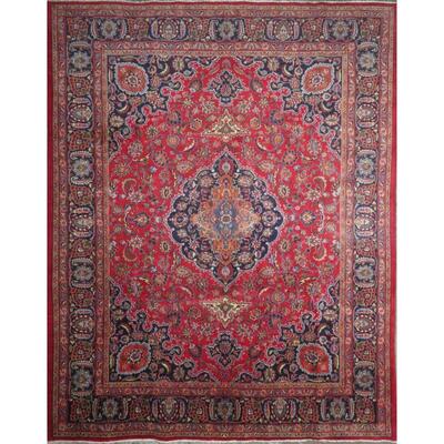 Persian mashhad Vintage Rug 12'4"x9'8" Retail $12343.5