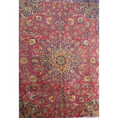 Persian mashad Vintage Rug 10'10"x7'2" Retail $6223.5