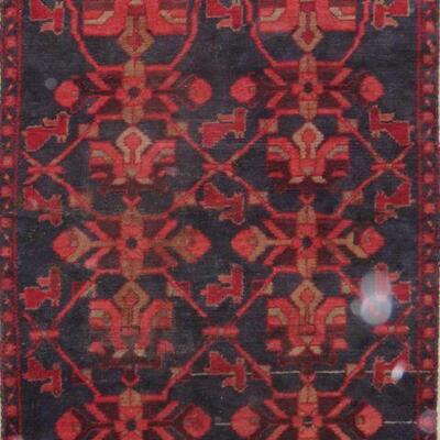 Persian hamedan Vintage Rug 5'8"x3'2" Retail $1867.5