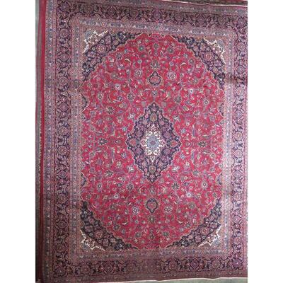 Persian mashad Vintage Rug 12'4"x9'6" Retail $12966