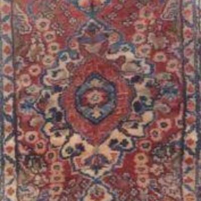 Persian hamedan Vintage Rug 8'4"x1'6" Retail $1348.5