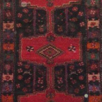 Persian hamedan Vintage Rug 9'2"x2'10' Retail $2697