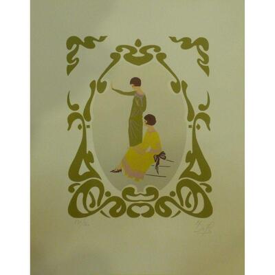 Spanish Hand Print Canvas Decoration 13"x14" Retail $345.78