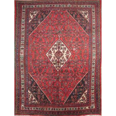 Persian hamedan Vintage Rug 9'5"x6'9" Retail $6637.5