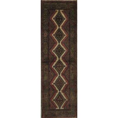 Persian hamedan Vintage Rug 10'5"x2'6" Retail $2904
