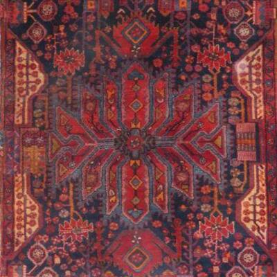 Persian hamedan Vintage Rug 9'8"x4'7" Retail $4564.5