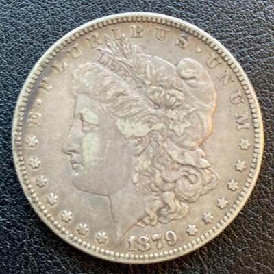 1879-S Morgan Silver Dollar Antique Coin