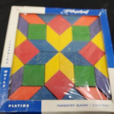 Parquetry Blocks No. 306  In Original Box 