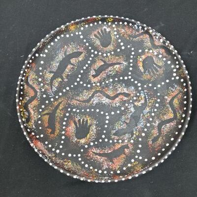Aboriginal Plate   SIgned