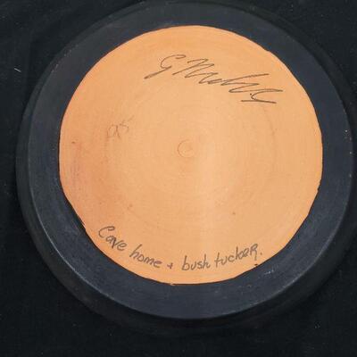 Aboriginal Plate   SIgned