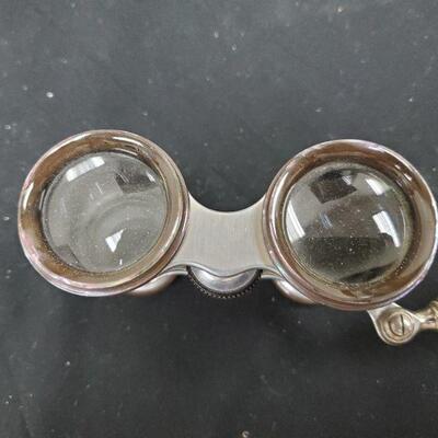 100 year old Opera Glasses- Abalone Cased 