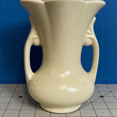 #9 White McCoy Vase 