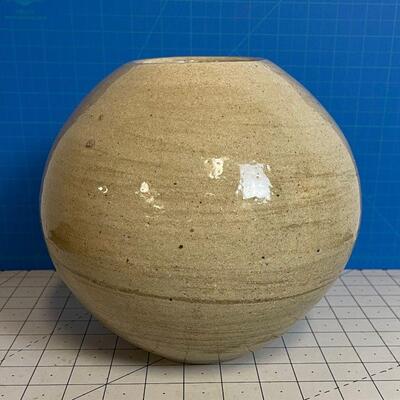 #14 Studio Art Pottery Ball Vase 
