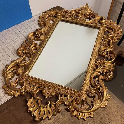 #18 Gold Resin Mirror by Burwood 