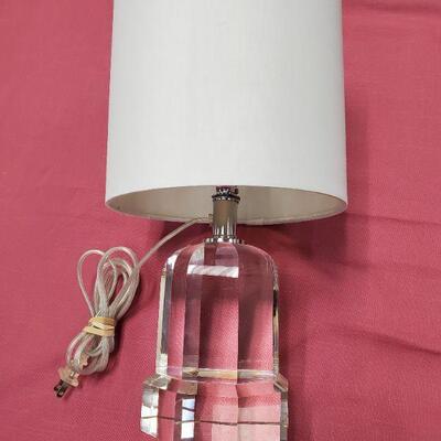 Glass Lamp with Shade