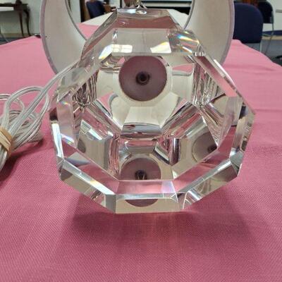 Glass Lamp with Shade