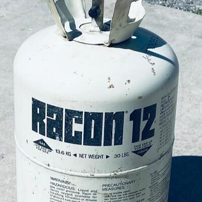Racon R12 Freon, 30-Pound Can, Lot #7