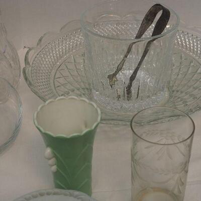 Lot 01 Corning ware vintage glass and ceramics