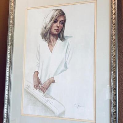 "L'envoi" - Signed & Numbered Lithograph (#7 of 500) by Irene Spencer, Lot #13