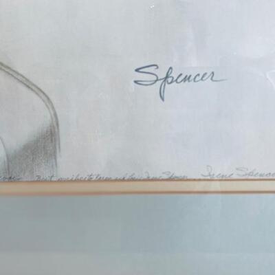 "L'envoi" - Signed & Numbered Lithograph (#7 of 500) by Irene Spencer, Lot #13