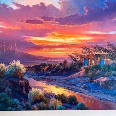 "Storms of March" - Original Oil on Canvas, Signed by Beverly Carrick, Lot #16