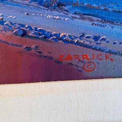 "Storms of March" - Original Oil on Canvas, Signed by Beverly Carrick, Lot #16