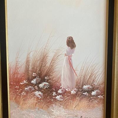 "Unknown Name" - Signed Oil on Canvas Reproduction by F. Gervasi, Lot #19