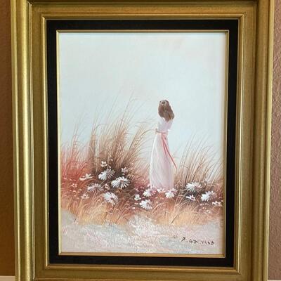 "Unknown Name" - Signed Oil on Canvas Reproduction by F. Gervasi, Lot #19