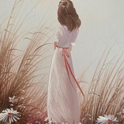 "Unknown Name" - Signed Oil on Canvas Reproduction by F. Gervasi, Lot #19