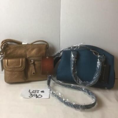 P390 New with Tag Two TIGNANELLO Leather Handbags 