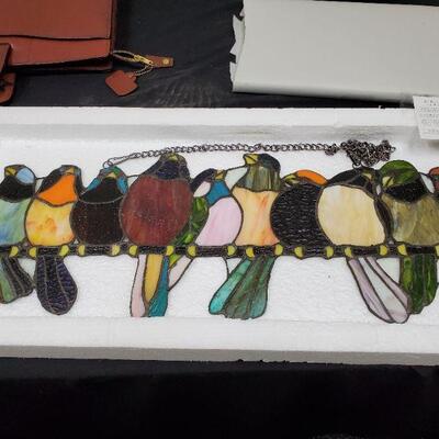 River of Goods - Birds on a Branch Stained Glass 