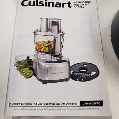 Cuisinart Elemental 13 Cup Food Processer with Dicing Kit 