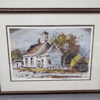 Lyle V. Ball 'Glendale School'  Print  74/200