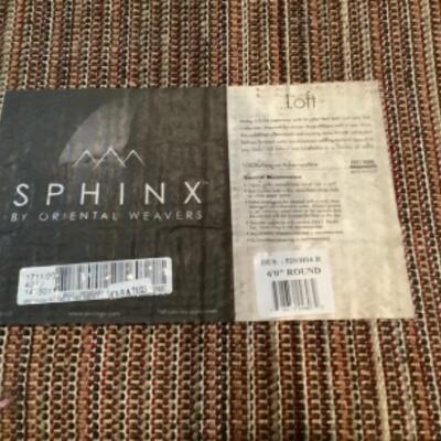 N - 311. New Sphinx by Oriental Weavers  6â€™ Round Rug 