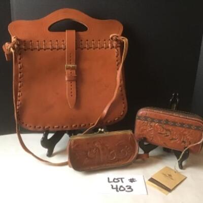 P403 New Patricia Nash Wallets and Halikarnas Leather Handbag 