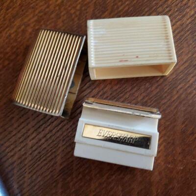 Vintage Lighters and Travel Shave Case