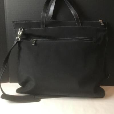 P408 HOBO International Micro Fiber / Leather Briefcase 