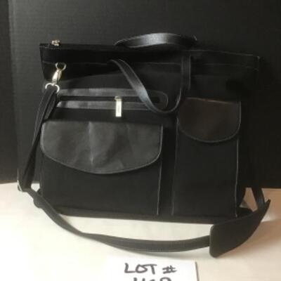 P408 HOBO International Micro Fiber / Leather Briefcase 