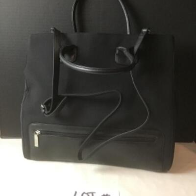 P409 New without tag HOBO International Microfibre and Leather Travel Tote/Handbag 