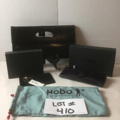 P410 New with tag HOBO International Leather Clutch, Wallet and Zipper case 