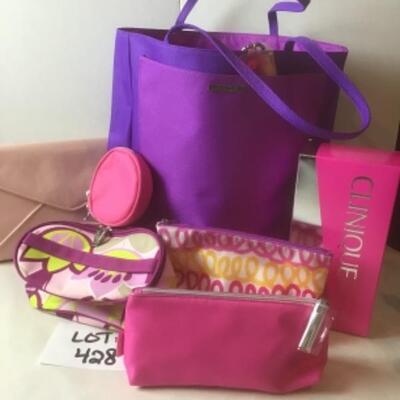 P428 Purple Pink Clinique Gift with purchase lots 