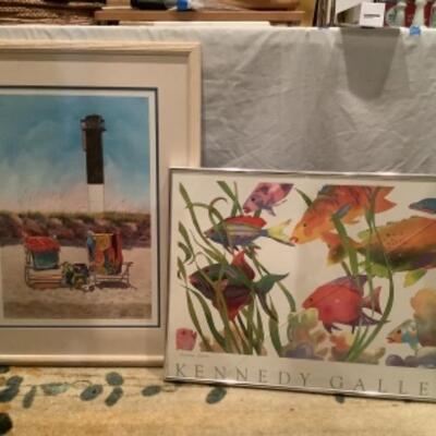 Q - 331. Two Artisan Signed Prints from Kennedy Gallery 