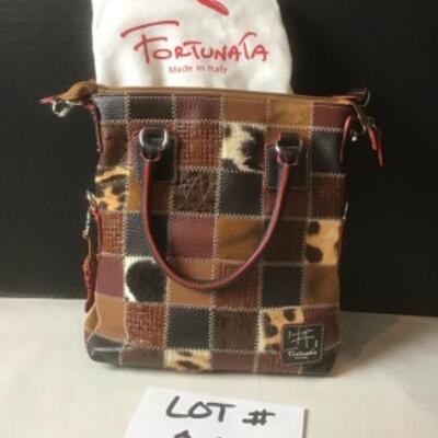 P347 FORTUNATA Leather Handbag 