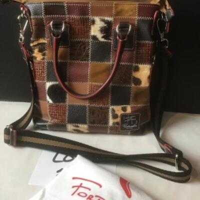 P347 FORTUNATA Leather Handbag 