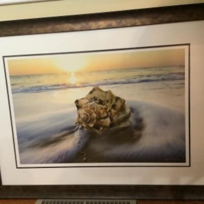 N - 337. Signed Book & Beach Scene by Kevin Fleming 