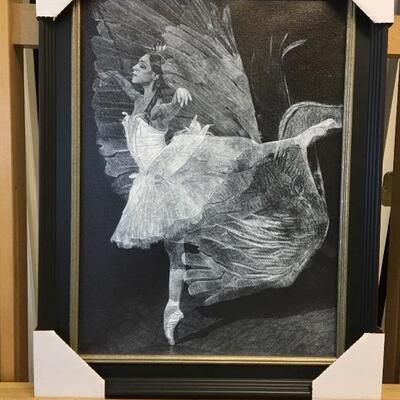 JULIO CESAR DELGADO â€œDance of The Birdsâ€ Hand Signed Litho on Canvas